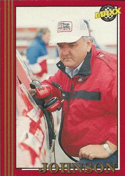 1992 Maxx (Red) #165 Bob Johnson Front