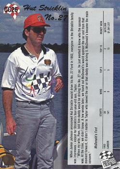 1994 Press Pass - Cup Chase #CC26 Hut Stricklin Back