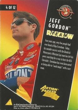 1995 Action Packed Winston Cup Country - Team Rainbow #4 Ray Evernham Back