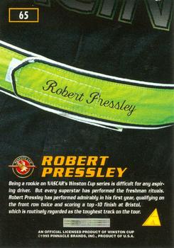 1995 Pinnacle Zenith #65 Robert Pressley Back