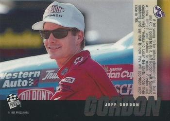 1995 Press Pass Premium - Hot Pursuit #HP 3 Jeff Gordon Back