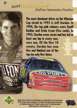 1995 SP #18 Jeff Gordon Back