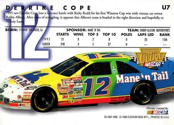 1996 Ultra Update #U7 Derrike Cope Back