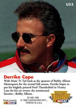 1996 Ultra Update #U53 Derrike Cope's Car Back