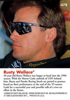 1996 Ultra Update #U78 Rusty Wallace's Car Back