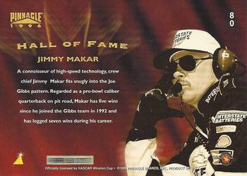 1996 Pinnacle #80 Jimmy Makar Back