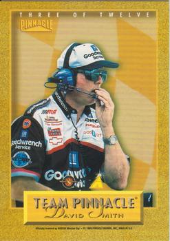 1996 Pinnacle - Team Pinnacle #3 Dale Earnhardt Back