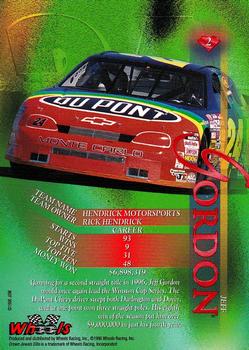 1996 Wheels Crown Jewels Elite #2 Jeff Gordon Back