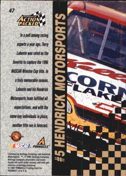 1997 Action Packed #47 Terry Labonte's Car Back