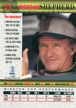 1997 Score Board #21 Morgan Shepherd Back