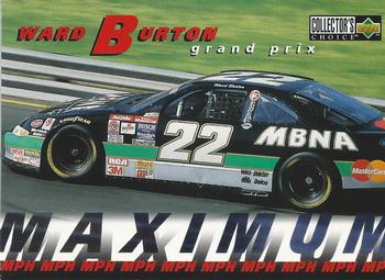 1997 Collector's Choice #72 Ward Burton's Car Front