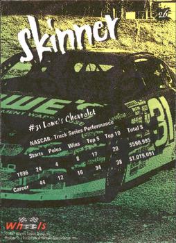 1997 Wheels Predator #26 Mike Skinner Back
