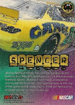 1997 Wheels Viper #34 Jimmy Spencer Back
