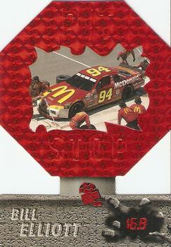 1998 Press Pass - Pit Stop #PS 17 Bill Elliott's Car Front