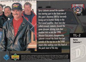 1998 Upper Deck Road to the Cup #69 Terry Labonte Back
