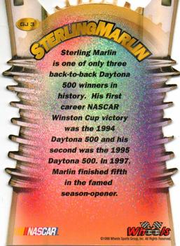 1998 Wheels High Gear - Gear Jammers #GJ 3 Sterling Marlin Back