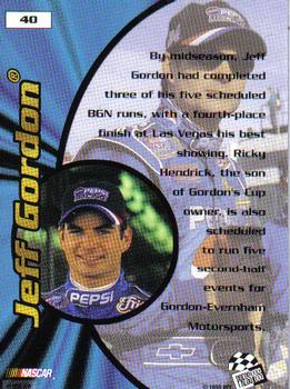 1999 Press Pass Stealth #40 Jeff Gordon Back