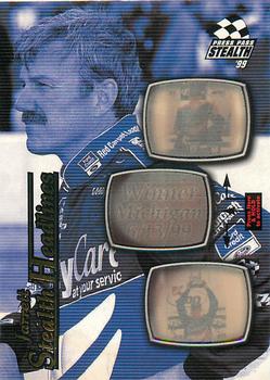 1999 Press Pass Stealth - Headlines #SH 8 Dale Jarrett Front