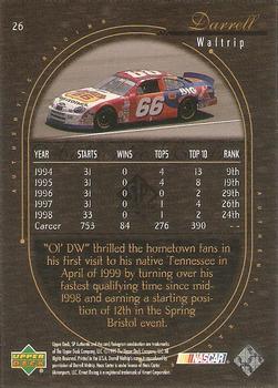 1999 SP Authentic #26 Darrell Waltrip Back