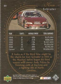 1999 SP Authentic #60 Ken Schrader's Car Back