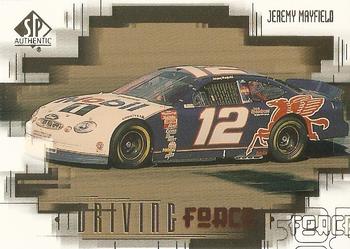 1999 SP Authentic - Driving Force #DF3 Jeremy Mayfield Front