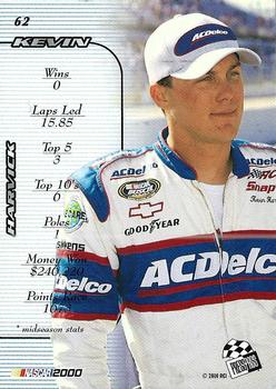 2000 Press Pass Stealth #62 Kevin Harvick Back