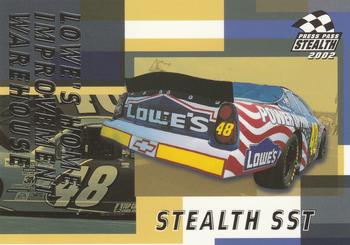 2002 Press Pass Stealth #52 Jimmie Johnson's Car Front