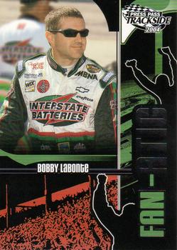 2004 Press Pass Trackside #119 Bobby Labonte Front
