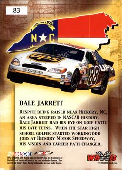 2004 Wheels American Thunder #83 Dale Jarrett Back