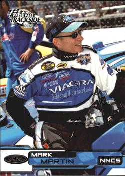 2005 Press Pass Trackside #31 Mark Martin Front