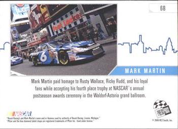 2006 Press Pass Stealth #68 Mark Martin Back