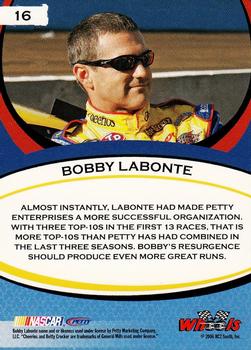 2006 Wheels American Thunder #16 Bobby Labonte Back