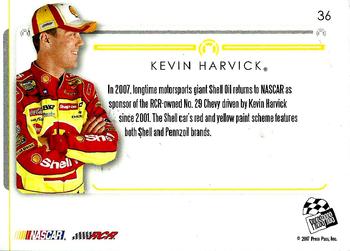 2007 Press Pass Premium #36 Kevin Harvick's Car Back