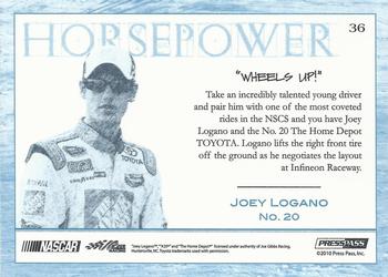 2010 Press Pass Eclipse - Gallery Edition #36 Joey Logano's Car Back