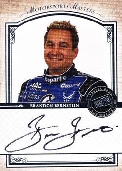 2010 Press Pass Legends - Motorsports Masters Autographs Silver #NNO Brandon Bernstein Front