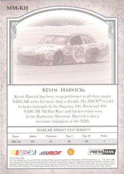2010 Press Pass Legends - Motorsports Masters Holofoil #MM-KH Kevin Harvick Back