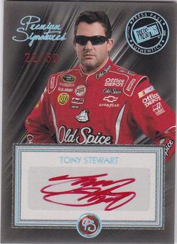2010 Press Pass Premium - Signatures Red Ink #PS-TS Tony Stewart Front
