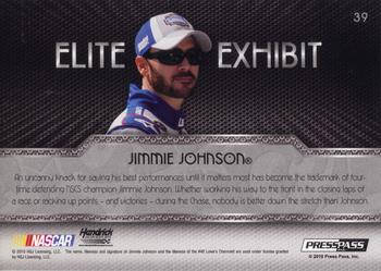 2010 Press Pass Showcase - 2nd Gear (Gold) #39 Jimmie Johnson Back