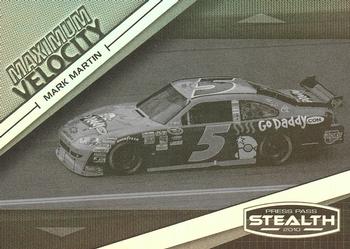 2010 Press Pass Stealth - Black and White #56 Mark Martin's Car Front