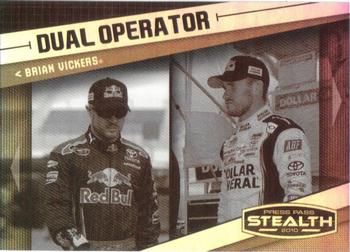 2010 Press Pass Stealth - Black and White #68 Brian Vickers Front