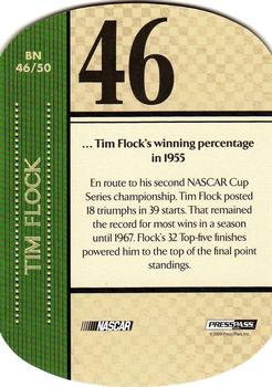 2010 Press Pass - By The Numbers #BN 46 Tim Flock Back