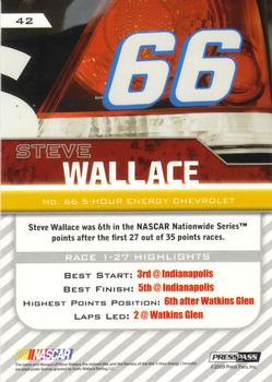 2010 Press Pass - Gold #42 Steve Wallace Back