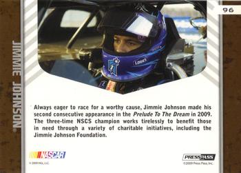 2010 Press Pass - Holofoil #96 Jimmie Johnson's Car Back