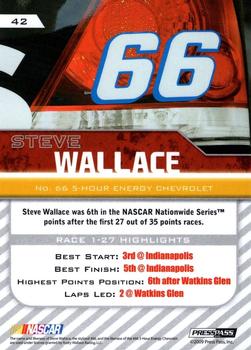 2010 Press Pass - Purple #42 Steve Wallace Back