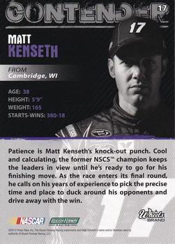 2010 Wheels Main Event - Purple #17 Matt Kenseth Back
