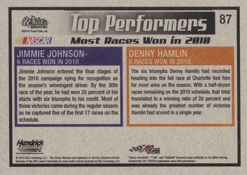 2011 Wheels Element - Purple #87 Jimmie Johnson / Denny Hamlin Back