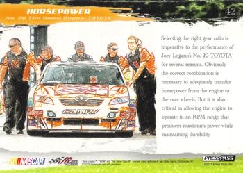 2011 Press Pass Eclipse - Gold #42 No. 20 The Home Depot Toyota Back