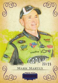 2011 Press Pass Eclipse - Purple #21 Mark Martin Front