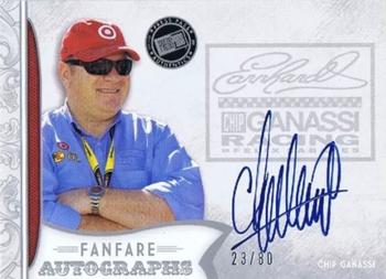 2011 Press Pass Fanfare - FanFare Autographs Silver #FA-CG2 Chip Ganassi Front