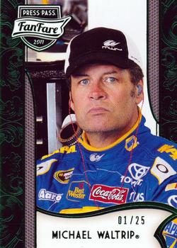 2011 Press Pass Fanfare - Emerald #38 Michael Waltrip Front